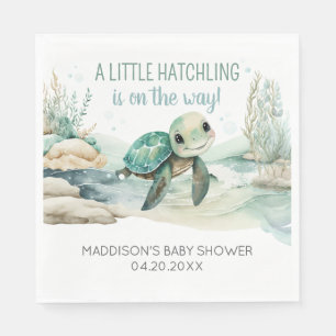 Sea Turtle Baby Dusche Serviette