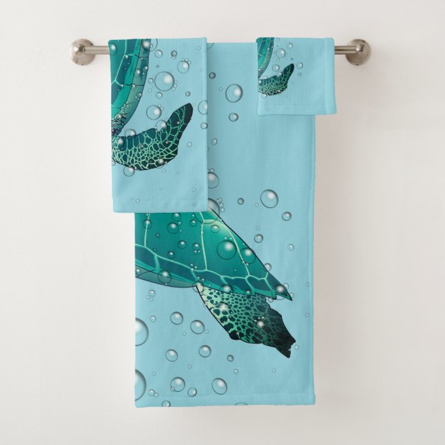 Sea Turtle Bad Handtuch Set (Insitu)