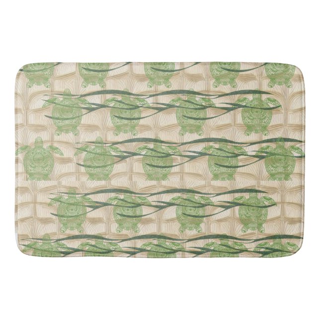 Sea Turtle Bath Mat Badematte (Vorderseite)