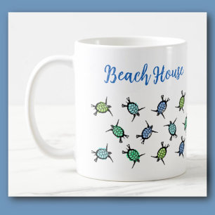Sea Turtle Beach House Kaffeetasse