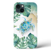 Sea Turtle Beachy Phone Case