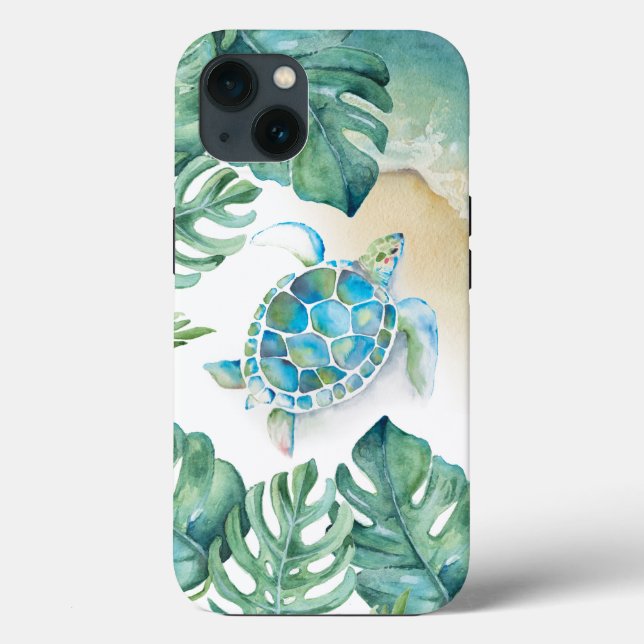 Sea Turtle Beachy Phone Case (Rückseite)