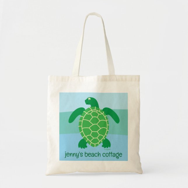 Sea Turtle Custom  Tote Bag (Devant)
