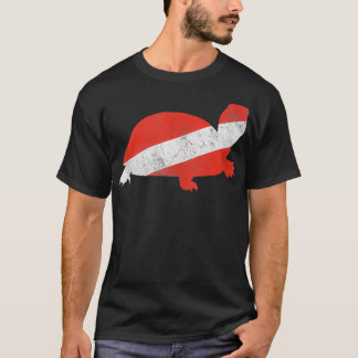Sea Turtle Dive Flag Scuba Diving Liebhaber 1 T-Shirt