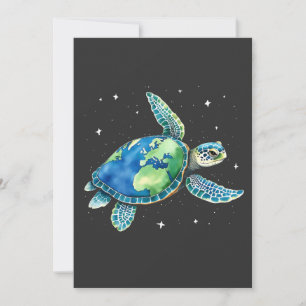 Sea Turtle Earth Day 2025 Sea Animals Einladung