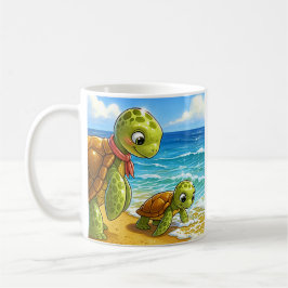 Sea Turtle Family Kaffeetasse