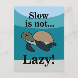 Sea Turtle Funny Postkarte
