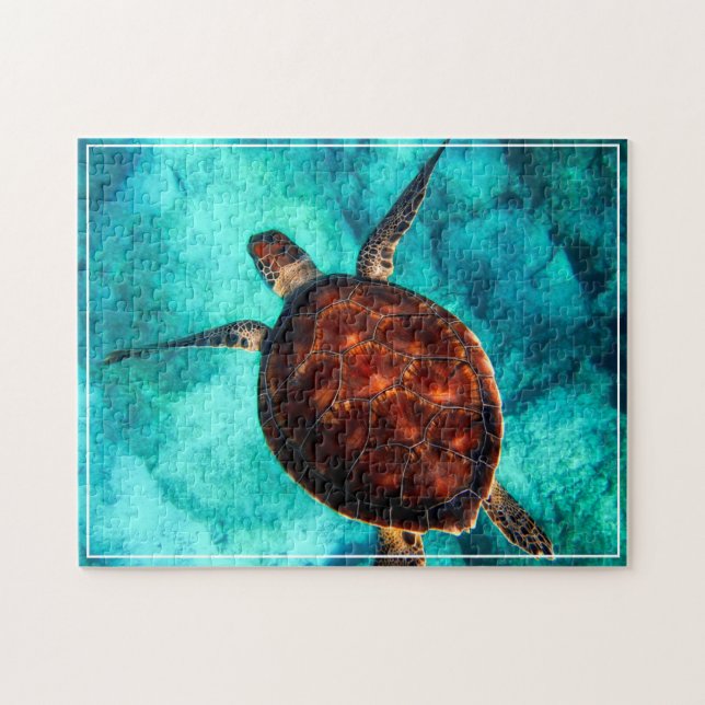 Sea Turtle Game Puzzle (Horizontal)