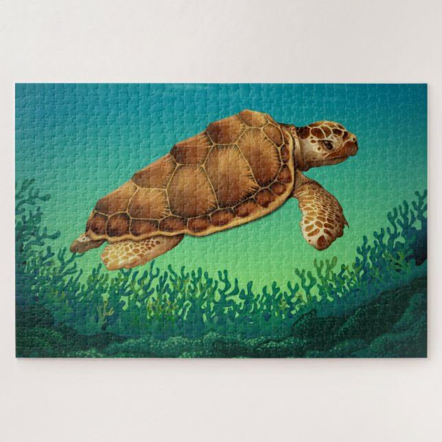 Sea Turtle Jigsaw Puzzle (Horizontal)