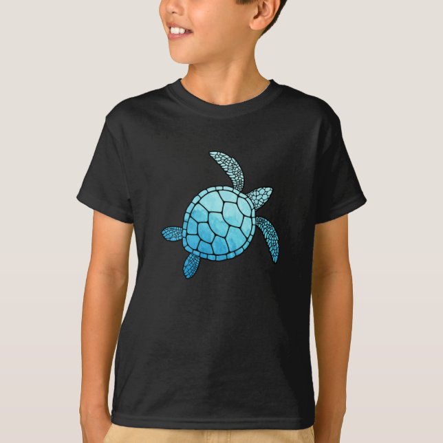 Sea Turtle Lover Animal Turtles Meereswelt Geschen T-Shirt (Vorderseite)