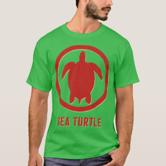 Sea Turtle Lover Vintag Retro Style 1 T-Shirt