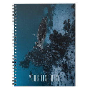 Sea Turtle Nature Notebook - Personalisierter Tite Notizblock