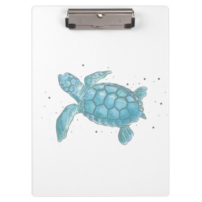 Sea Turtle Notebook Klemmbrett (Vorderseite)