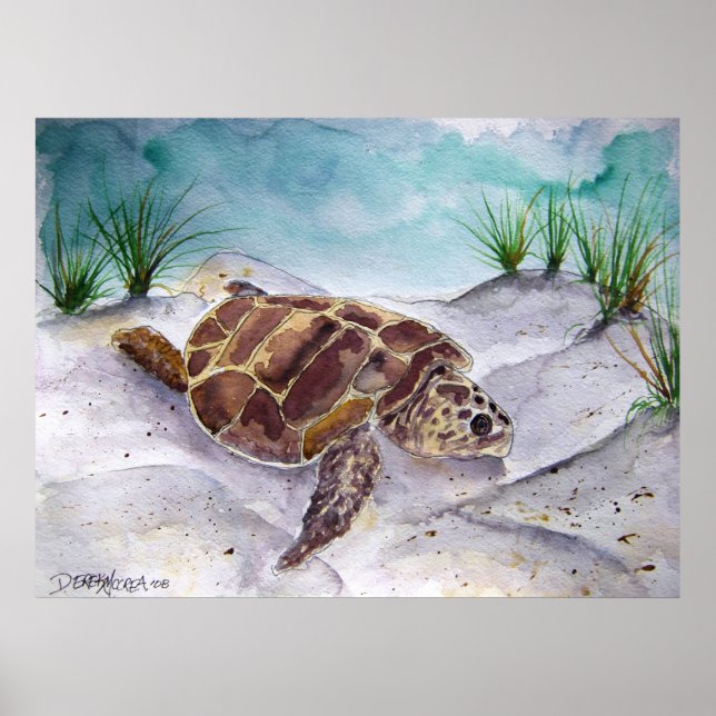 sea_turtle_painting_2 poster (Vorne)