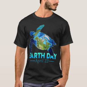 Sea Turtle Planet Liebe World Environment Earth Da T-Shirt