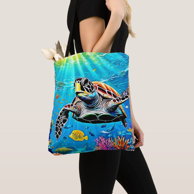 Sea Turtle Reef Life Tasche (Von Nahem)