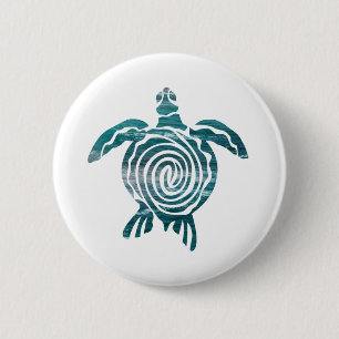 Sea Turtle Save The Turtle Button