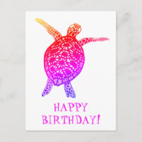 Sea Turtle Tortoise GLÜCKLICH GEBURTSTAG!