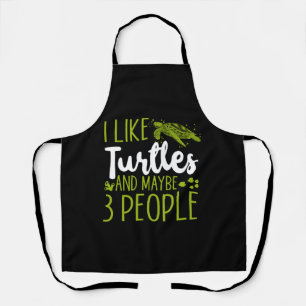 Sea Turtle Tortoise I like Turtles Schürze