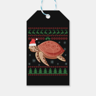 Sea Turtle Ugly Christmas Sweater Reptiles Liebhab Geschenkanhänger