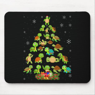 Sea Turtle Weihnachtsbaum Matching Familie Xmas Tr Mousepad