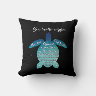 Sea Turtle Wisdom Sea Turtle Liebe Kissen