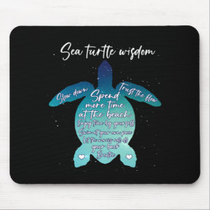 Sea Turtle Wisdom Sea Turtle Love Mousepad