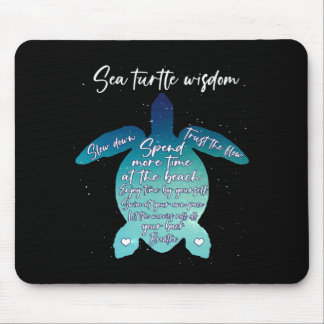 Sea Turtle Wisdom Sea Turtle Love Mousepad