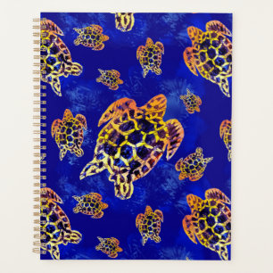Sea Turtles Batik African Art Planer