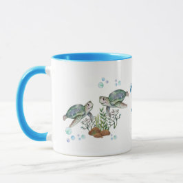 Sea Turtles Beach Hochzeit Tasse