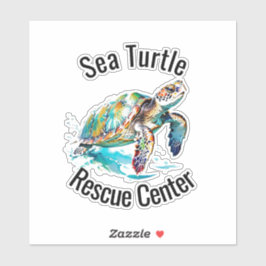 Sea Turtles Design Vinyl Sticker