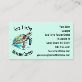 Sea Turtles Design Visitenkarte