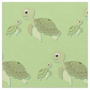 Sea Turtles Niedlich Kids Baby Kinderzimmer Stoff