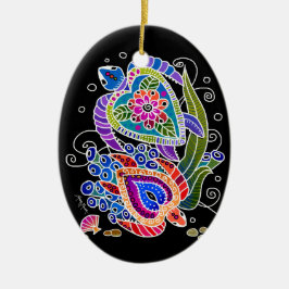 SEA TURTLES Ornament - passen Sie den Hintergrund 