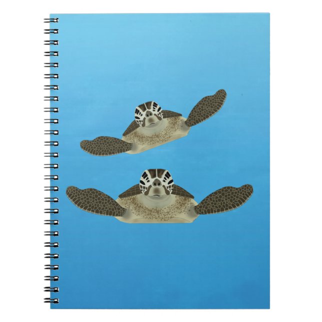 Sea Turtles Spiral Notebook Notizblock (Vorderseite)