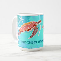 Sea Turtles Welcome Beach House Sprichwort