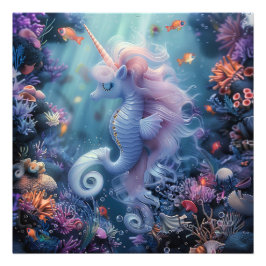 Sea-Unicorn #1 Fotodruck