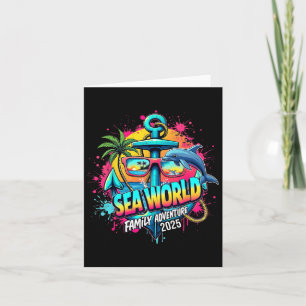 Sea World 2025 Ocean Explorer Erinnerungen Family Karte