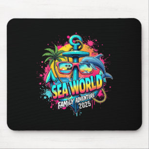 Sea World 2025 Ocean Explorer Erinnerungen Family Mousepad
