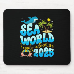 Sea World Delfin-Familien-Abenteuer-Trip 2025 Früh Mousepad