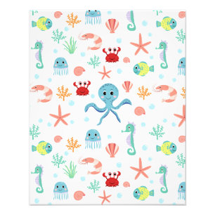 Sea World Muster Fotodruck