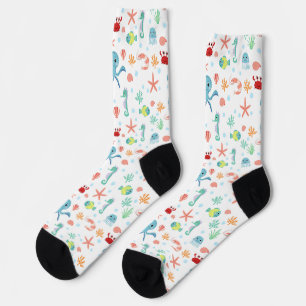 Sea World Muster Socken