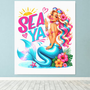 Sea Ya-100% anpassbare umwickelte Leinwand (Glanz)