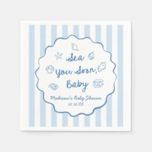 Sea You Soon Baby Bells Küsten-Baby-Party