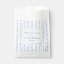 Sea You Soon Baby! Blue Coastal Beach Baby Shower