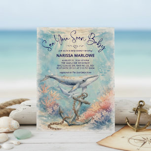 Sea You Soon Baby Shower Einladung