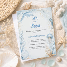Sea you Soon Blue Boy Baby Shower
