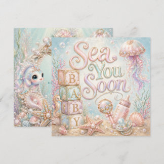 Sea You Soon Pastell Unter dem Meer Baby Shower