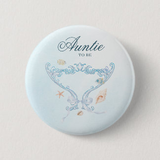 Sea You Soon Rococo Tante wird Babyparty Button
