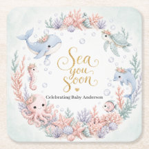 Sea You Soon Unter dem Meer Neutrales Babyshower